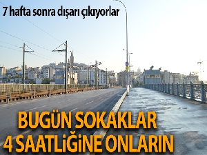 Bugün sokaklar 4 saatliğine 65 yaş üstünün
