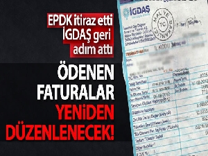 İGDAŞ faturaları yeniden düzenleniyor