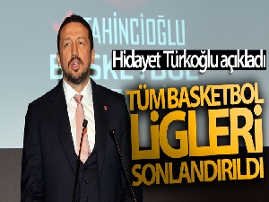 Hidayet Türkoğlu:'Tüm basketbol ligleri sonlandırıldı, şampiyon ilan edilmeyecek'