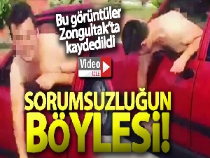 Seyir halindeyken aracını sildi