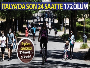 İtalya'da son 24 saatte korona virüsten 172 ölüm