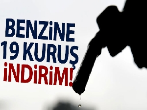 Benzine 19 kuruş indirim