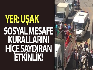 Ücretsiz balon izdihama neden oldu, sosyal mesafe unutuldu