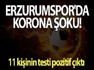 BB Erzurumspor'da 11 kişinin korona virüs testi pozitif çıktı