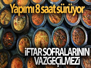Yapımı 8 saat süren, iftar sofralarının vazgeçilmezi 'Ramazan Keşkeği'