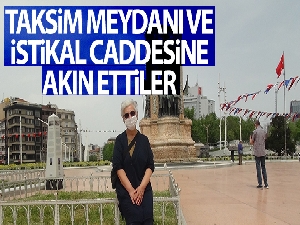 Yaşlılar Taksim Meydanı ve İstiklal Caddesi'ne akın etti