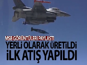 Yerli ve milli Hassas Güdüm Kiti-84 Lazer Arayıcı Başlık'ın test atışı gerçekleşti