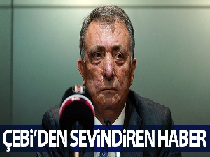 Ahmet Nur Çebi'den sevindiren haber