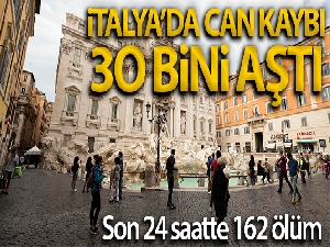 İtalya'da son 24 saatte korona virüsten 162 ölüm