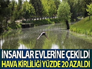 İnsanlar evlerine çekilince doğa yenilendi, hava kirliliği yüzde 20 azaldı