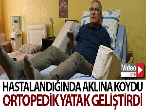 Hasta yatağında aklına koydu, iş yerinin terasında yaptı
