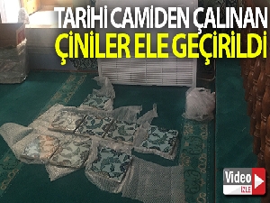 18. yüzyıldan kalma çalıntı çiniler, Üsküdar'daki 521 yıllık tarihi camiye teslim edildi