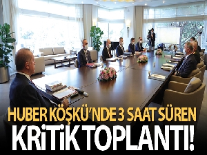 Cumhurbaşkanı Erdoğan başkanlığında Güvenlik Toplantısı gerçekleştirildi