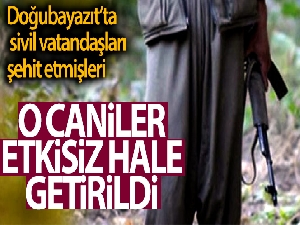Doğubayazıt'taki roketli saldırıda vatandaşları şehit eden teröristler etkisiz hale getirildi