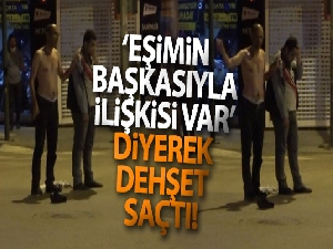 Isparta'da alkollü şahıs dehşet saçtı...Yoldan geçen genci elindeki cam parçası ile rehin aldı