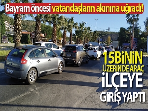Kuşadası'na araç akını sürüyor
