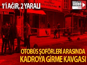 Sancaktepe'de otobüs şoförleri arasında kavga kanlı bitti: 1'i ağır 2 yaralı