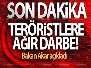 Milli Savunma Bakanı Akar: '1 Ocak'tan itibaren Irak'ın, Suriye'nin kuzeyinde 1458 terörist etkisiz hale getirildi'