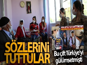 Türkiye'yi gülümseten çifte verdikleri sözü tutup kahve içmeye gittiler