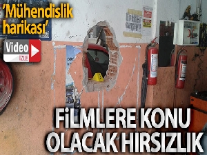 İzmir'de filmlere konu olacak hırsızlık: Duvarları delip eczaneye girdiler