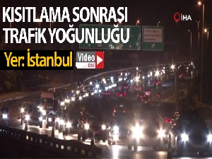 15 Temmuz Şehitler Köprüsünde kısıtlama sonrası trafik yoğunluğu