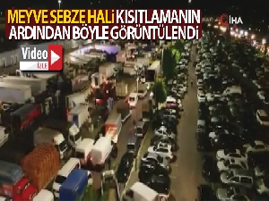 Bayrampaşa Sebze ve Meyve Hali'nde yoğunluk