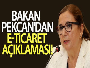 Ticaret Bakanı Pekcan'dan e-ticaret açıklaması