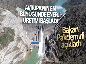 Bakan Pakdemirli: 'Avrupa'nın en büyüğünde enerji üretimi başladı'
