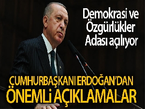 Demokrasi ve Özgürlükler Adası, Cumhurbaşkanı Erdoğan'ın katılımıyla açıldı