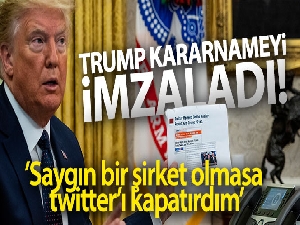 Trump, sosyal medya kararnamesini imzaladı
