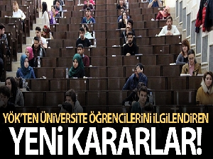 YÖK'ten küresel salgın ile mücadele kapsamında yeni düzenlemeler