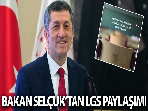 Milli Eğitim Bakanı Selçuk'tan LGS ilgili video paylaşımı