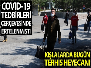 Kışlalarda terhis heyecanı