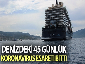 Denizdeki 45 günlük esaret bitti