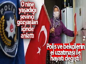O nine yaşadığı sevinci gözyaşları içinde anlattı
