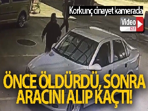 Korona virüs maskeli katil zanlısı kamerada