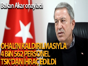 TSK'dan FETÖ ile yoğun mücadele