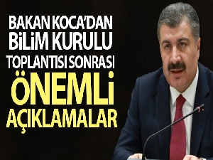 Sağlık Bakanı Fahrettin Koca'dan önemli açıklamalar!