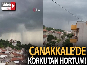 Çanakkale'de hortum