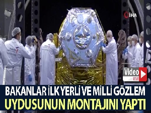 Bakanlardan milli uydu İMECE'ye "Tarihi" dokunuş