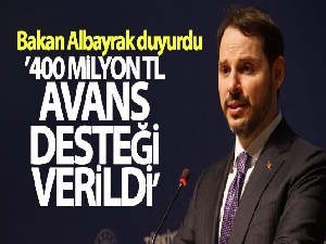 Bakan Albayrak açıkladı: 400 milyon TL'yi aştı