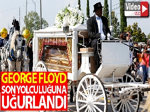 George Floyd, Houston'da son yolculuğuna uğurlandı