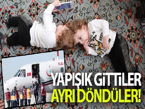 Siyam ikizleri yurda döndü