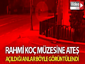 İstanbul'da Rahmi Koç Müzesine ateş açıldığı anlar kamerada