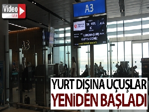 Yurt dışı tarifeli yolcu uçuşları yeniden başladı