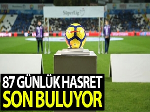 Süper Lig'de perde 87 gün sonra açılıyor