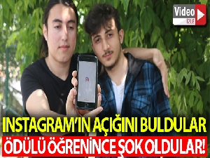 Instagram'ın açığını bularak ünlülerin bilgilerine erişen gençler, verilen ödülle şok oldu