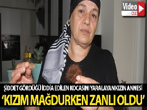 Şiddetin kanıtı kızının saçlarını gösterip ağladı