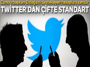 Erdoğan'ı destekleyen hesaplara sansür