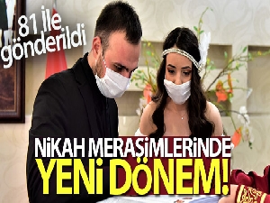 İçişleri Bakanlığı tarafından ‘Nikah Merasimlerinde Uygulanacak Tedbirler' açıklandı